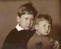 Дети Вознесенского Николая Владимировича. 1938 г., Ленинград. Сергей и Владимир Вознесенские, уже без родителей