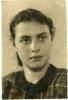 Печуро Сусанна Соломоновна. Лагерная фотография. Фото сделано перед свиданием с матерью в Центральной лагерной больнице в Потьме. 8 февраля 1955 года