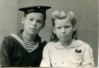Лева и Волга Борисевичи, 1946, Городец