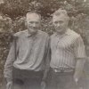 С зятем Кирюшкиным Сергеем Александровичем. П. Голицыно, 10.08.1957