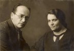 Абрам Левин с сестрой Паулиной. Москва. 1930-е
