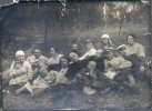 Сотрудники учхоза в Тихиничах вероятнее всего собрались на какое-то празднование. В верхнем ряду справа налево, третий, мой дедушка Скрипко Яков Маркович.Позднее его перевели в совхоз Красный Берег.