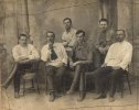 Симбирск. Администрация лагеря политзаключённых  Бахман А.А. (крайний справа) 1918г.