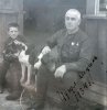 С сыном Игорем, которого в 1942 году репрессировали по национальному признаку.