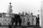Никольский кафедральный собор: Покровская церковь и Николо-Нисская церковь (Казань, ул.Баумана, 5. 60-е гг. ХХв. (фото – Халитов Н.) Долгое время была одной из немногих действующих церквей в Казани. (из архива Андрея Шритта)