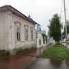 во дворе...(2016 г.)  10. Спуск Екатерининской улицы на Каму. Никольский собор слева (2016 г.)