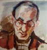 Тоот Виктор
«Автопортрет»
Конец 1940-х
Бумага, акварель