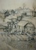 Тоот Виктор
«Домишки. Александров»
1947
Бумага, карандаш, пастель