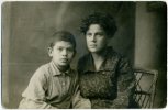 Юная Эсфирь с братом Абрамом. 1925 г. август Смоленск 1925 г.