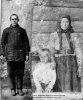 Семен Андреевич Попов его жена Августа Михайловна и сын Платон 1917 год