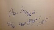 А это, наверное, последний автограф Василия Витальевича Шульгина им оставленный уже в то время, когда он практически ослеп совершенно.