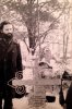 Похороны В.В. Шульгина. Иеродиакон Варсонофий. Перед ним крест на могиле Марии Дмитриевны.
