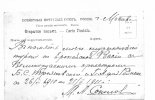 Открытка, написанная участником Великорусского оркестра Соколова о гастролях по России.
