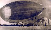Дирижабль «Италия» перед стартом, май 1928 г.

