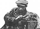 Рис. H.Шмидт со своей аппаратурой, июль 1928 г

