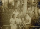Елизавета Владимировна Трубецкая и дети - Ирина, Владимир, Сергей, Георгий. Дмитров, 1939 г.