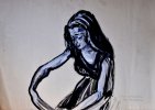Майя - дочь художника Ш. Липовского. 50-е годы