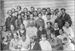 Высоковск, конец 1920-х гг. Кистер Николай Никитович (в фуражке)