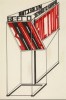 Клуцис Густав Густавович. «Известия всего земного шара», 1922. Проект стенда-экрана к V годовщине Октябрьской революции. Третьяковская галерея, дар Г. Д. Костаки