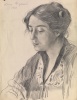 Зинаида Серебрякова «Портрет Елены Лансере», 1914 г.