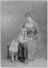 Елена Казимировна Лансере (ур. Подсендковская) с дочерью