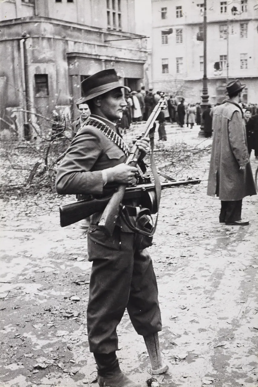 Венге́рское восста́ние 1956 года (23 октября — 9 ноября 1956) (в посткоммунистический период[3] Венгрии известно как Венге́рская револю́ция 1956 года, в советских источниках как Венге́рский контрреволюционный мяте́ж 1956 года) — вооружённое восстание против просоветского режима народной республики в Венгрии в октябре — ноябре 1956 года, подавленное советскими войсками.