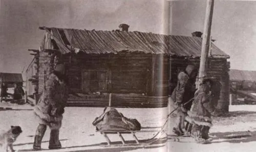 Старый поселок на месте Норильска 1936 год