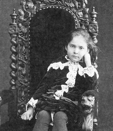 Верочка Мамонтова, 1880 год.