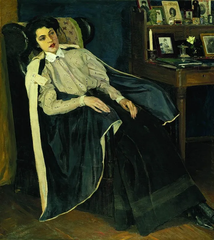 Портрет дочери Ольги, 1905 год (Ольга опять больна)