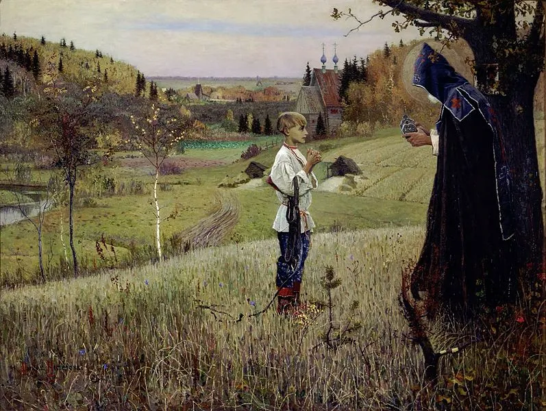 Михаил Васильевич Нестеров, Видение отроку Варфоломею. 1889—1890