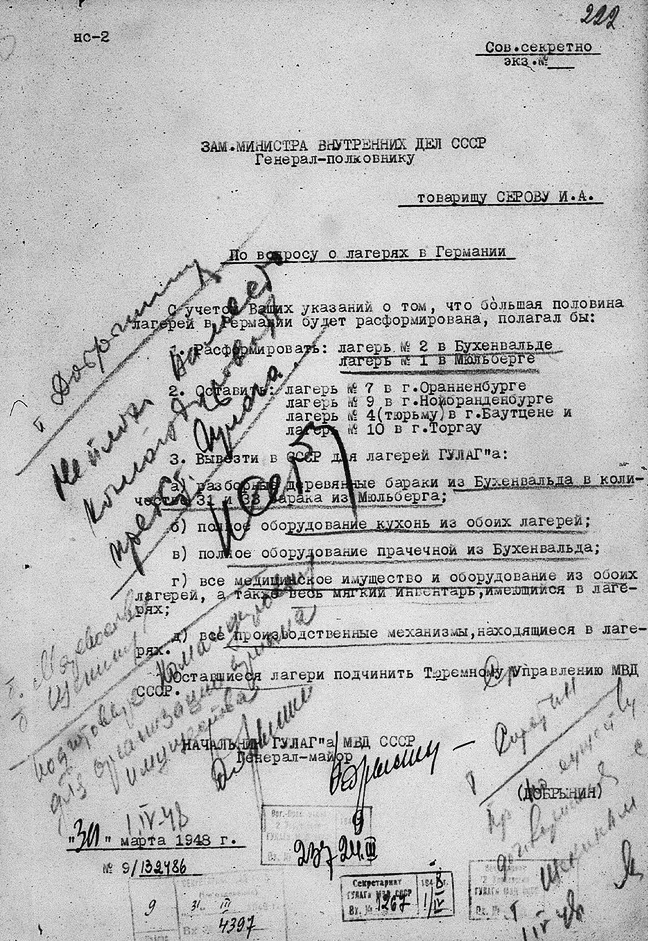 Quelle: Russisches Staatsarchiv. Fonds 9414. Archivbestand 1С. Akte 360. Blatt 222.