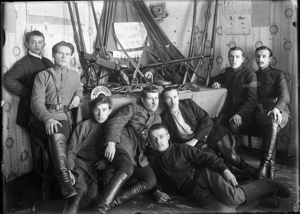 Штаб Галичского ЧОН и его арсенал, 1923 год.