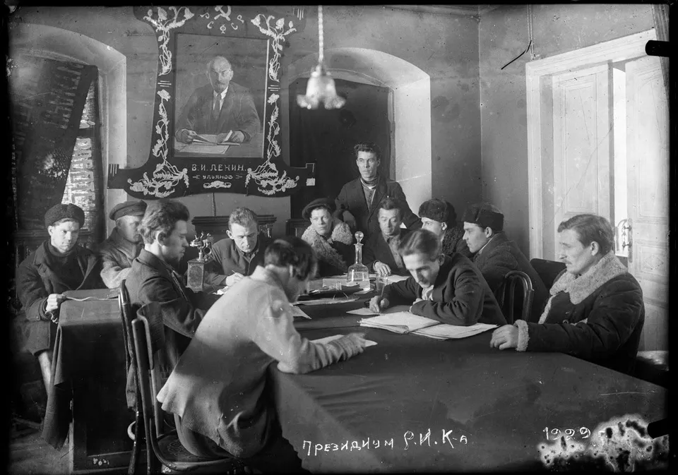 Заседание президиума районного исполнительного комитета, 1929 год