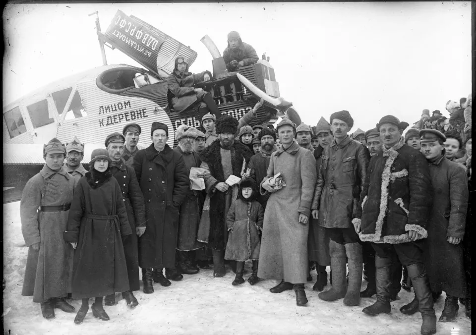 Прилёт в Галич первого самолёта, 1925 год