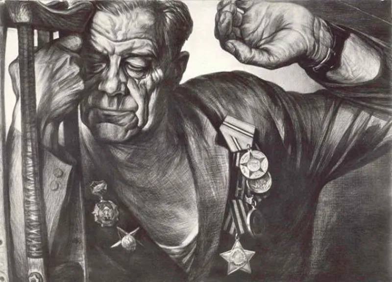 Новой войны не хочу! Рисунок Геннадия Доброва.