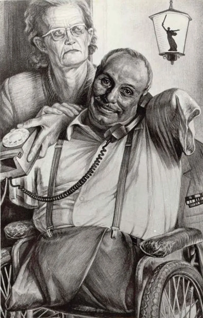 Семья. Рисунок Геннадия Доброва