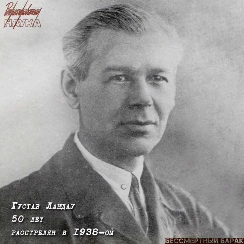Ландау Густав Иванович (1887 – 1938)