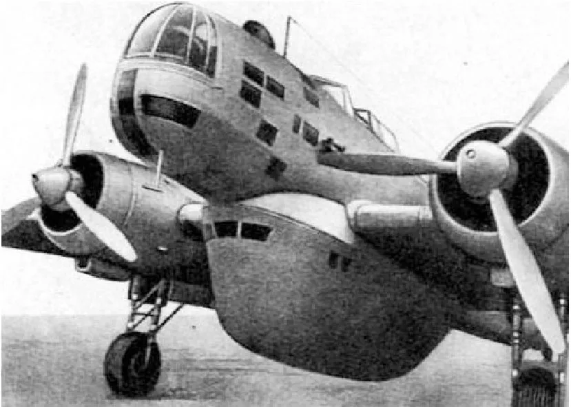 Самолёт ДБ-3 с подвесной десантной кабиной